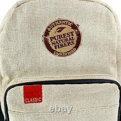 RAW X Rolling Papers Burlap Backpack Smell Proof 6 Layer Design