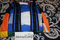 RaRe! Polo Ralph Lauren Retro 90's Colorblock Mountain Roll-Top Backpack Bag New
