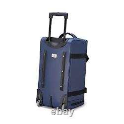 Raspail Rolling Wheeled Duffle Bag Carry-On Blue