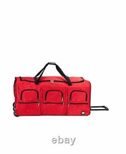 Rockland Luggage 40 Inch Rolling Duffle Bag Red X-Large Note