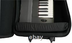 Rockville 61 Key Keyboard Case with Wheels+Trolley Handle For Yamaha PSR-S970