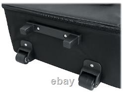 Rockville ROLLING BAG 88 Key Keyboard Case with Wheels+Trolley Handle+Large Pocket