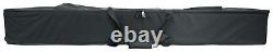 Rockville ROLLING BAG 88 Key Keyboard Case with Wheels+Trolley Handle+Large Pocket