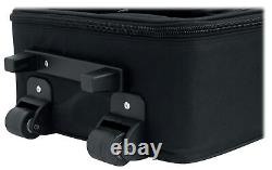 Rockville Rolling Bag 61-Key Slim Keyboard Case withWheels+Trolley Handle+Pocket