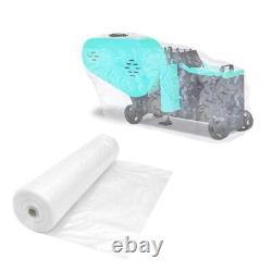 Roll of Polyethylene Tarp 20ft x 200ft. Clear Low Density Bags. Thickness 2 mil