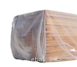 Roll of Polyethylene Tarp 28ft x 100ft. Heavy Duty Black Low Density Bags