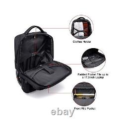 Rolling Backpack Wheeled Backpack, Business Bag, Carry on Luggage Waterproof