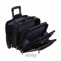 Rolling Briefcase Rolling Laptop Bag Computer Case with Wheels Spinner Mobile
