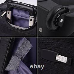 Rolling Briefcase Rolling Laptop Bag Computer Case with Wheels Spinner Mobile