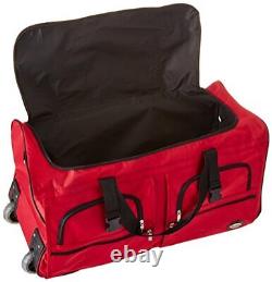 Rolling Duffel Bag 30-Inch Red
