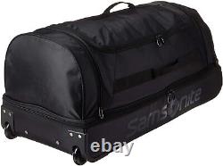 Rolling Duffel Travel Luggage Wheels 32 In 2 Section Wheeled Carry Bag Suitcase