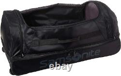 Rolling Duffel Travel Luggage Wheels 32 In 2 Section Wheeled Carry Bag Suitcase