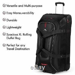 Rolling Duffle Bag Wheeled Luggage 32 With Backpack Straps Telescoping Handle
