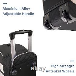 Rolling Duffle Bag with Wheels Flight Approved Duffle Bag with Carry on Luggage