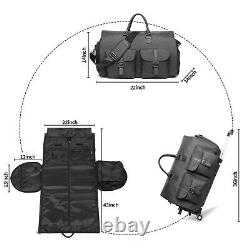 Rolling Garment Bag, Rolling Duffle Bag with Wheels Rolling Garment Bags for T