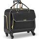 Rolling Laptop Bag, Briefcase for Women and Men with 4 Spinner Wheels and