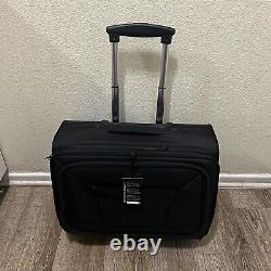 Rolling Laptop Bag, MATEIN 17 inch Wheeled Briefcase for Men, Women USB port D1