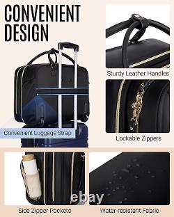 Rolling Laptop Bag, Wheeled Briefcase for Business Travel, Roller Bag