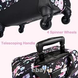Rolling Laptop Bag Women 17 inch Large Premium Rolling Briefcase with Spinner