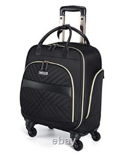 Rolling Laptop Bag Women Men Rolling Briefcase 15.6 Inch Computer Bag with