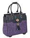 Rolling Laptop Bag for Women THE CONTESSA Purple Laptop Briefcase With Wheels