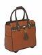 Rolling Laptop Bag for Women THE UPTOWN Ostrich Laptop Briefcase With Wheels