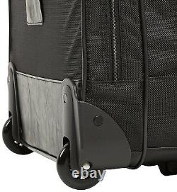 Rolling Laptop Case for Women Bag Briefcase Black Wheeled Computer 17 Travel