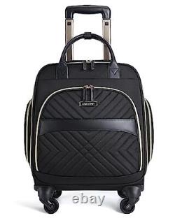 Rolling Laptop/Computer Bag with Spinner Wheels for Carry on Business Black