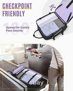 Rolling Laptop/Computer Bag with Spinner Wheels for Carry on Business Travel