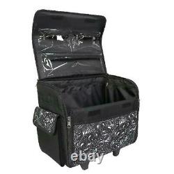 Rolling Sewing Machine Storage Bag Tote Case Organizer Easy Transport Wheels NEW