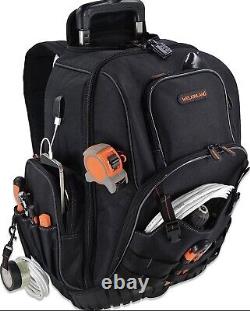 Rolling Tool backpack Large Tool Bag with Wheels Rolling Tool Bag Electrician
