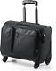 SANWA Rolling Laptop Bag with Lock, 22L Cabin Size, Water Resistant, Overnight C
