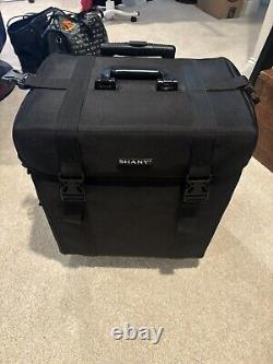 SHANY Makeup Artist Soft Rolling Trolley Cosmetic Case Makeup Travel Bag