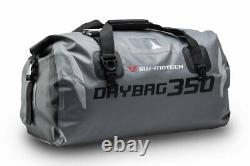 SW-MOTECH Drybag 350 Tail Bag Roll-Top Motorcycle Dry Bag 35L Grey/Black