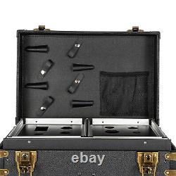 Salon Rolling Trolley Cart Spa Beauty Luggage Hairdressing Barber Tool Bag Black