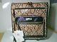 Samantha Brown Python Embossed Rolling Carry-It-All Bag -Tan / Black