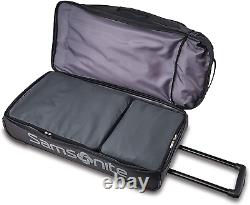 Samsonite Andante 2 Drop Bottom Wheeled Rolling Duffel Bag, All Black, 28-Inch