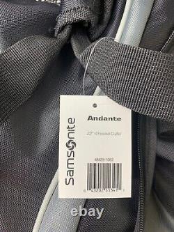 Samsonite Andante Wheeled Rolling Duffel Bag Black/Grey model#46309-1041