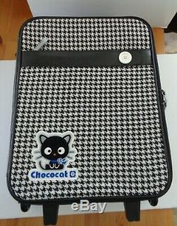 Sanrio 2007 Chococat Check Rolling Travel Bag Luggage Suitcase NEW