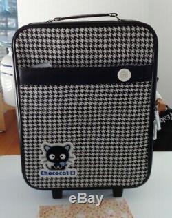 Sanrio 2007 Chococat Check Rolling Travel Bag Luggage Suitcase NEW