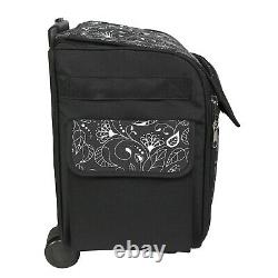 Sewing Machine Bag Tote Case 21 Storage Space Portable Rolling Sew Carry Handle