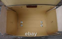 Small Leather Top Case Front Rack Roll Bag Vespa Primavera LX 946 GTS GTV, Brown