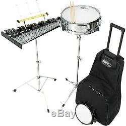 Sound Percussion Labs Snare and Bell Kit with Rolling Bag 14 x 4 in