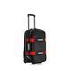 Sparco 016438NRRS Travel Rolling Duffel Bag, Black/Red