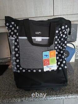 Sports Plus by Olympia Fashion Rolling Laptop Commuter Shopper Tote Bag New