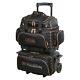 Storm Rolling Thunder Checkered Black/Gold 4 Ball Roller Bowling Bag