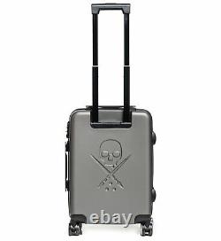 Sullen Blaq Paq Rhino Tattoo Artist Grey Rolling Travel Bag Suitcase SCA3925