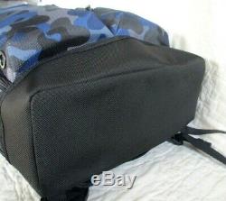 TUMI Backpack LONDON ROLL-TOP Alpha Bravo Laptop BLUE CAMO Bag $450 NWT