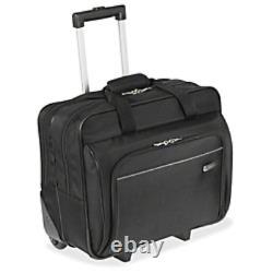 Targus Metro Rolling Briefcase 16 Wheeled Laptop Notebook Case Carry Bag Black