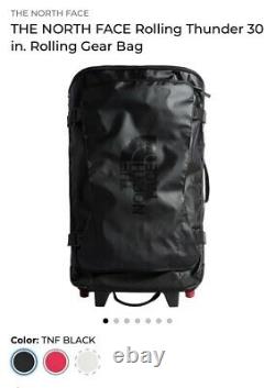 The North Face Rolling Thunder 30 Inch Carry On Rolling Duffle Luggage Bag! NWT